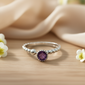 แหวนอเมทิสต์เนื้อดี 2.4 กรัม - Product Image 3