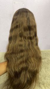 Peluca de cabello indio virgen, larga, lisa, negra natural, con cierre de encaje HD. - Product Image 4