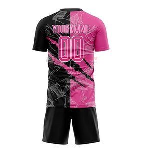 Competitively Priced Breathable 100% Polyester Soccer Jerseys Team Uniforms Sublimation Soccer Uniform Made in Pakistan - Product Image 3