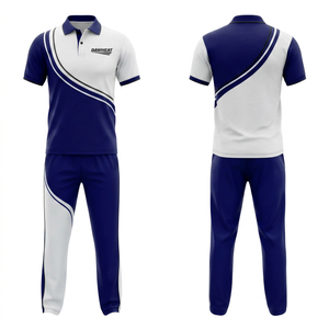 <b>Cricket</b> Team Uniform with Custom Logo Sublimation Design Options | Men Women Youth <b>Cricket</b> Wears Polo Shirt and Trouser - Product Image 2