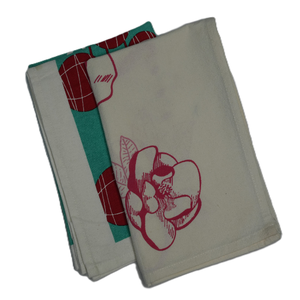 Serviettes de cuisine en coton 100% écologiques en gros, logo imprimé personnalisé, serviettes à thé réutilisables, cadeau promotionnel, serviettes bon marché - Product Image 4