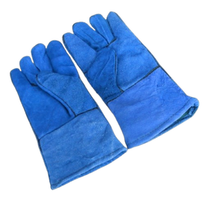 Guantes de Seguridad de Cuero Vacuno Resistentes al Calor y a los Cortes para Soldadura y Barbacoa, en Oferta - Product Image 6