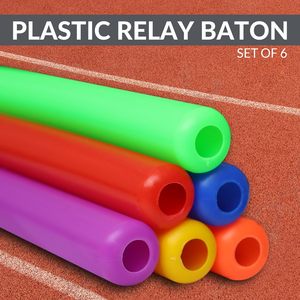 Bâtons de relais en plastique – Équipement officiel de compétition sportive IAAF, bâtons de relais en plastique, jouet de course - Product Image 3