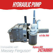 Massey Ferguson MF 260/261/262/263 Hydraulic Lift Pump Mark III 2427A00601 21 Spline <b>3</b> Groove 2800-3200 <b>PSI</b> Stainless Steel - Product Image 4
