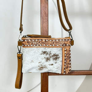 Bolsos de Mano Mini de Cuero Genuino con Herramientas de Alta Calidad, Venta al por Mayor de Fábrica 2025, Bolso de Mano con Cremallera y Correa para la Muñeca para Mujer - Product Image 3