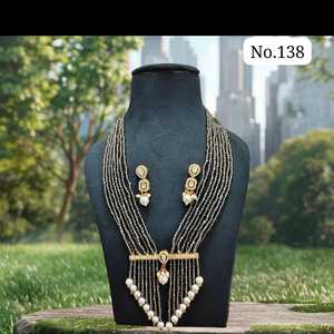 Conjunto de collar de diseñador de moda de fabricación india, joyería de moda india para mujeres y niñas, ropa de fiesta - Product Image 1