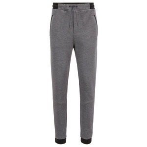 Ensemble de survêtement gris à capuche pour homme, fermeture éclair intégrale, poches latérales, respirant, décontracté, pour l'automne, en coton et polyester, coupe classique, pour le jogging - Product Image 3
