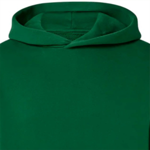 Sweat-shirt à capuche surdimensionné pour homme, vert uni, en coton French Terry, décontracté, pour l'automne, avec poche, coupe classique - Product Image 5