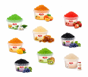 KEIFU 500 กรัม ไข่มุกพองกรอบรสเขียวหวาน ได้รับการรับรองฮาลาล พร้อมรับประทาน สำหรับสมูทตี้ ชานมไข่มุก บรรจุภัณฑ์พร้อมใช้ - Product Image 1