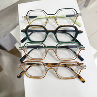 Déstockage, montures de lunettes de vue en acétate solide, œil de chat, lunettes de vue unisexes tendance avec protection des yeux, livraison rapide