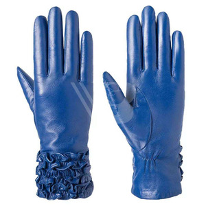 Gants de sport d'extérieur pour adultes, best-sellers, confortables, en cuir de mouton, couleur marron, unisexes, gants de mode - Product Image 2