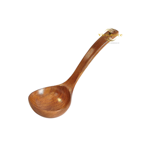 Louche en bois artisanale en gros – Outil de cuisine naturel pour la restauration - Product Image 4