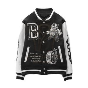 Bon Fournisseur avec Impression de Logo Personnalisé 2026 Service OEM ODM Qualité Supérieure Vestes de Baseball Décontractées Style Universitaire pour la Vente en Gros - Product Image 1