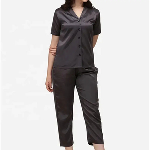 Buy Sailk Women's Thermal 100% Silk <b>Pyjama</b> Sets Long Sleeve Breathable Letter Spaghetti Strap Sleepwear 2026 Breathable - Product Image 1