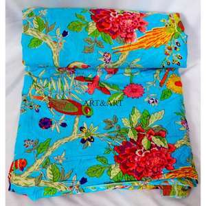 Tela de Algodón Ligera Estampada a Mano, Tela de Algodón de la Mejor Calidad para Vestidos, Cortinas, Ropa de Cama y Decoración del Hogar - Product Image 3