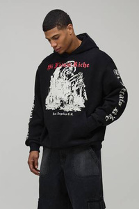 <b>Custom</b> Men's Screen Printing Sweatshirt Breathable Eco-Friendly Premium Soft Cotton Fleece Casual Men's Pullover Hoodie OEM - Product Image 3