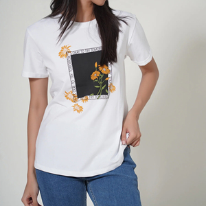 สินค้ามาใหม่ 2026 เสื้อยืด BestT สำหรับผู้หญิง แขนสั้น ขายส่ง รับสกรีนโลโก้ ผ้าฝ้าย 100% เสื้อยืดผู้หญิงแบบเรียบ - Product Image 6