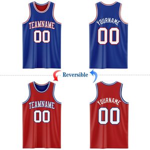 Maillot de basket-ball personnalisé et réversible en polyester respirant pour hommes – Ensemble d'uniformes d'entraînement abordables - Product Image 3
