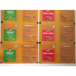 Hot Selling <b>Plastic</b> <b>Packaging</b> Food Grade 12 MIC PET + 25 MIC METALIZED CPP Chilli Flakes <b>Packaging</b> Roll from Indian Supplier - Product Image 1