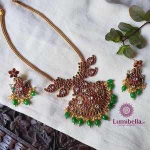 Kemp Green Bead Fashion Jewelry Set - Product Image 1