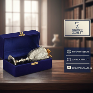 Cáliz de Latón Vintage 2024 |   Copa de Vino Medieval Renacentista del Rey Arturo, Regalo para Comunión y Juego de Decoración Coleccionable - Product Image 4