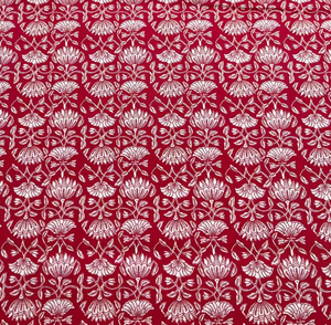 Tissu en coton uni noir et blanc tissé 100 GSM, motif floral en forme de vigne, textile indien fait main pour vêtements féminins - Product Image 4