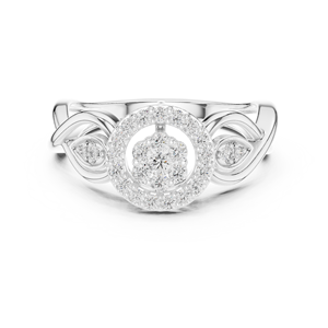 LUXURY LAB-GROWN DIAMOND <b>RING</b> <b>SET</b> in 18KT SOLID ROSE <b>GOLD</b> RHODIUM PLATED BRILLIANT CUT ENGAGEMENT/WEDDING DAILY USE for WOMEN - Product Image 5