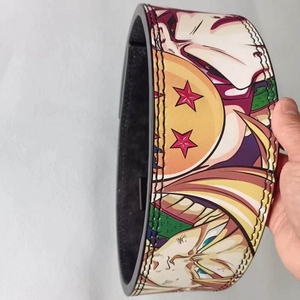 Ceinture de musculation Dragon Ball Super Saiyan Vegeta en cuir artificiel, réglable, avec support lombaire et fermeture à boucle pour la force - Product Image 4