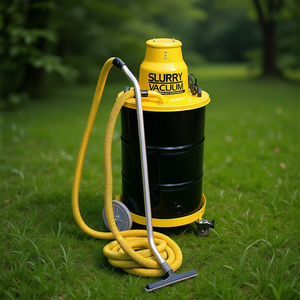 Industrial Wet Slurry Vacuum System 120V 114 CFM 55 Gallon <b>Drum</b> Capacity - Product Image 3