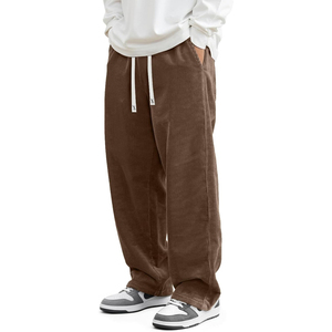 Pantalon Baggy Coupe Décontractée pour Hommes et Femmes, Jambe Large, Tissu Confortable et Style Streetwear Contemporain - Product Image 1