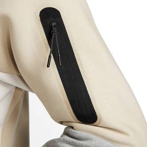 Personnalisé Hommes Survêtements Zipper Hoodie Losefit Pantalon 2 Pièces Ensemble double panneau Survêtement Hommes Jogging Survêtement ensembles en gros - Product Image 5