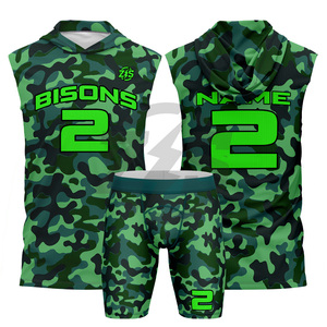 Uniformes de Fútbol Americano Personalizados sin Capucha, Antiarrugas, Transpirables, de Poliéster y Elastano, Sublimados, Elásticos en 4 Direcciones, para Niños y Niñas - Product Image 4