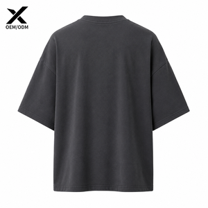 เสื้อยืดคอกลมทรงโอเวอร์ไซส์ แบรนด์ X Sports City รุ่นคลาสสิคสำหรับผู้หญิง ผ้าเจอร์ซีย์คอตตอน 100% สวมใส่สบาย มีหลายสีให้เลือก - Product Image 2