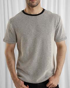 เสื้อยืดแขนสั้นผู้ชาย ผ้าหนา คุณภาพพรีเมียม แบบเรียบ รับสกรีนลายตามสั่ง ขายส่ง - Product Image 1