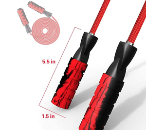 Cuerda de Saltar Ajustable con Rodamientos, Mango de Aleación de Aluminio, Equipo de Entrenamiento Físico para el Hogar, 2.5M, Unisex, Servicio OEM - Product Image 2