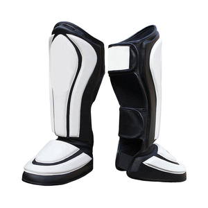 Sports Training Shin Guards with Durable Shell and Flexible Fit for Football Players and Team Sports - Product Image 1