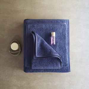 Juego de Toallas de Algodón Orgánico Azul, Toallas de Baño Personalizadas, Suaves, Absorbentes, Ecológicas y de Lujo - Product Image 2