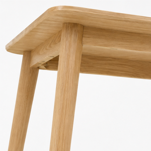 ARTERRA Luxury Modern <b>Rustic</b> Rectangle Teak Wood <b>Dining</b> <b>Table</b> <b>Set</b> Tapered Leg <b>Table</b> Upholstered Chairs - Product Image 5