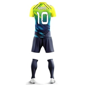 Uniformes de Fútbol de Alta Calidad, Conjuntos Transpirables de Secado Rápido, Traje de Entrenamiento de Fútbol, Conjunto de Camiseta de Fútbol Sublimada, Conjuntos Personalizados - Product Image 3