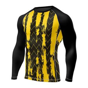 Camiseta de Manga Larga para Hombre, Talla Grande, para Surf, Natación, BJJ, Jiu Jitsu, MMA, Entrenamiento de Lucha, Personalizable, de Alta Calidad, Rashguard de MMA - Product Image 1