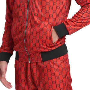 Conjunto Deportivo Elástico para Hombre con Pantalones Jogger y Chaqueta con Cremallera para Correr, Sesiones de Gimnasio y Ropa Casual de Calle - Product Image 5