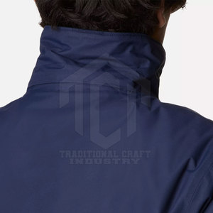 Veste de ski d'hiver au design tendance avec capuche en matière douce et respirante, logo frontal, vêtements d'extérieur pour hommes - Product Image 6