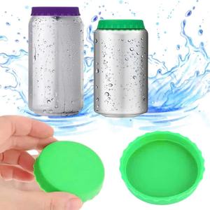 Tapas de Silicona para Latas de Refresco con Logotipo Personalizado, Tapas Herméticas a Prueba de Fugas para Cerveza, Tapas Reutilizables de Grado Alimenticio OEM, Directo de Fábrica - Product Image 5