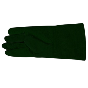 ถุงมือป้องกันส่วนบุคคล ถุงมือหนังวัวสำหรับนักดับเพลิง ถุงมือเชื่อมโลหะเคลือบอลูมิเนียมฟอยล์ สำหรับงานเชื่อมหนัก - Product Image 4