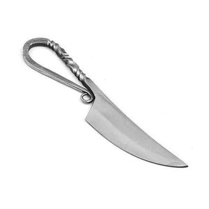 Hand Forged Viking Cutlery <b>Set</b> Handmade Medieval Camping Utensils Bushcraft Outdoor Dining Kit with Leather Roll Pouch - Product Image 2