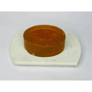 Jabonera de mármol blanco hecha a mano popular al por mayor para la decoración del baño del hotel accesorio del mejor precio jabonera accesorio de baño - Product Image 1