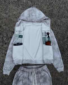Survêtements pour hommes tendance en gros à vendre, conception de logo personnalisée OEM, survêtements respirants en coton pour hommes, service OEM - Product Image 3