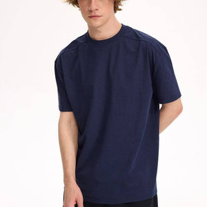 Camiseta de algodón 100% para hombre, de color sólido, corte holgado, manga corta, unisex, transpirable, cómoda. - Product Image 4