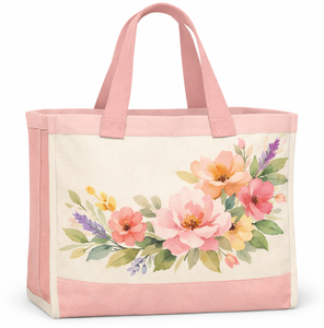 Custom Printed logo Cotton <b>Canvas</b> <b>Tote</b> Bag Reusable Grocery Shopper Bag With Gusset Bottom for Retail Store Daily Shopping - Product Image 4