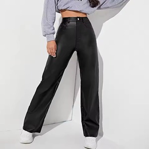 2026 Brand New Customize <b>Women's</b> Leather <b>Pants</b> Breathable High Quality <b>Women</b> Leather <b>Pants</b> - Product Image 6